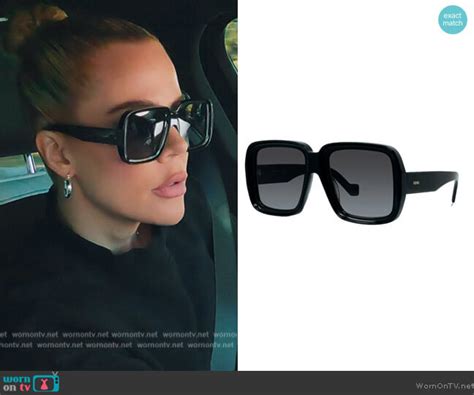khloe kardashian square sunglasses